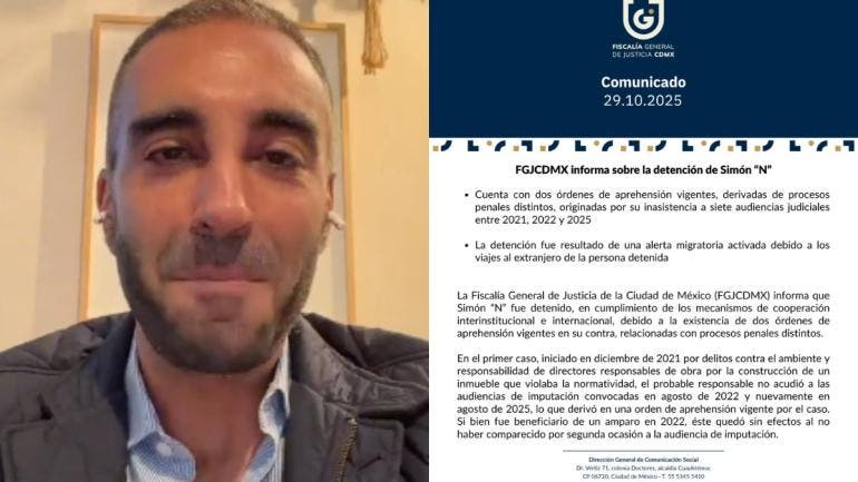 Pese a su declaración pública, la Fiscalía capitalina no ha emitido una actualización posterior sobre su situación jurídica.