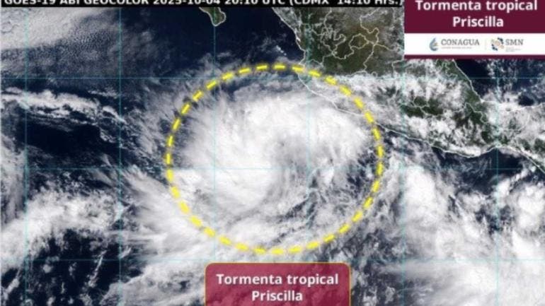 Tormenta tropical ‘Priscilla’