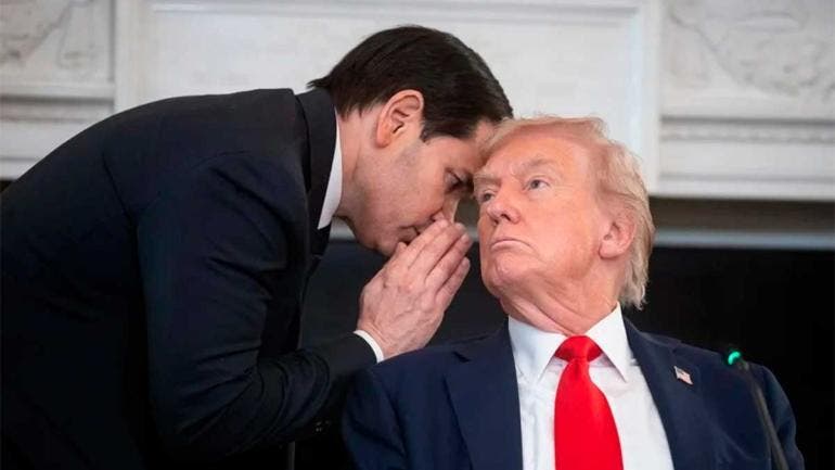 Marco Rubio y Donald Trump
