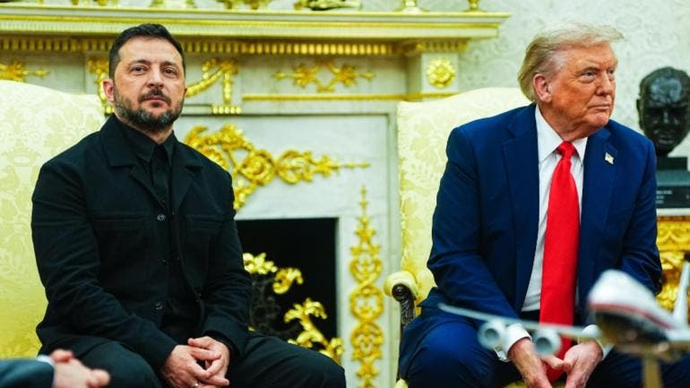 Volodímir Zelenski y Donald Trump