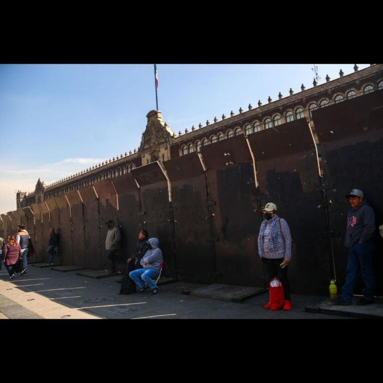 Blindan Palacio Nacional 