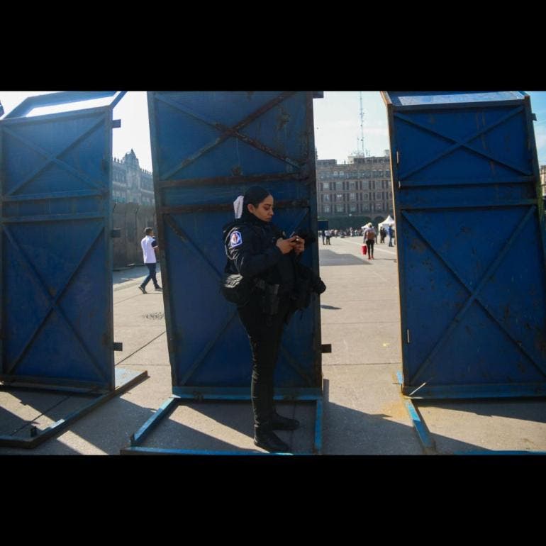 Blindan Palacio Nacional 