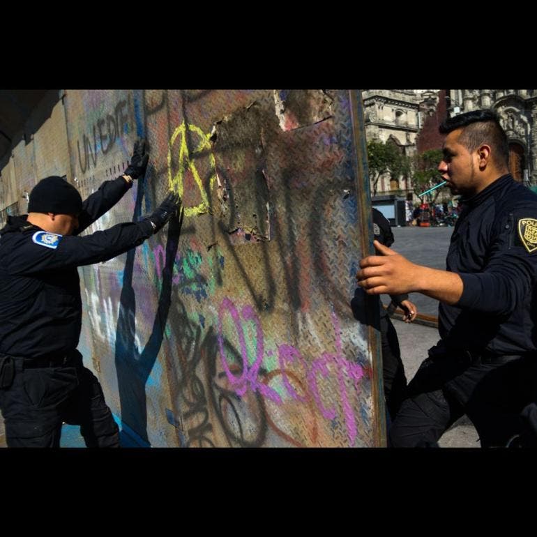 Blindan Palacio Nacional 
