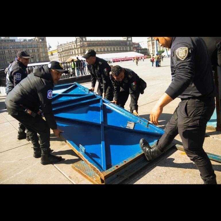 Blindan Palacio Nacional 