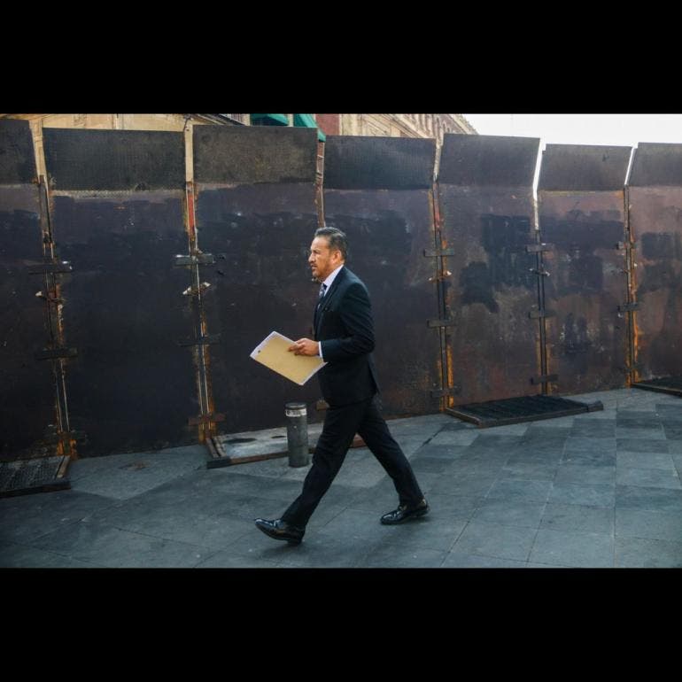 Blindan Palacio Nacional  