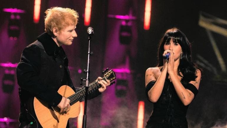 AITANA ED SHEERAN LOS40 MUSIC AWARDS