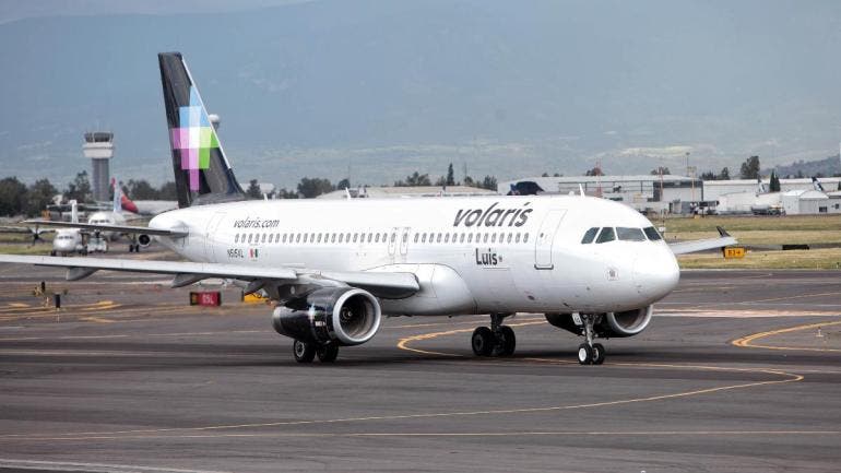 Avión de la aerolínea Volaris