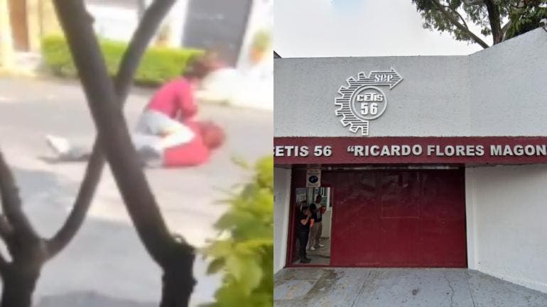 Los padres de Sisley acudieron al CETis 56 para denunciar los hechos, pero las autoridades escolares se deslindaron argumentando que la agresión ocurrió fuera de las instalaciones.