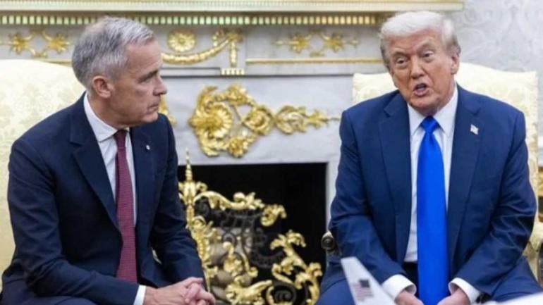Mark Carney y Donald Trump