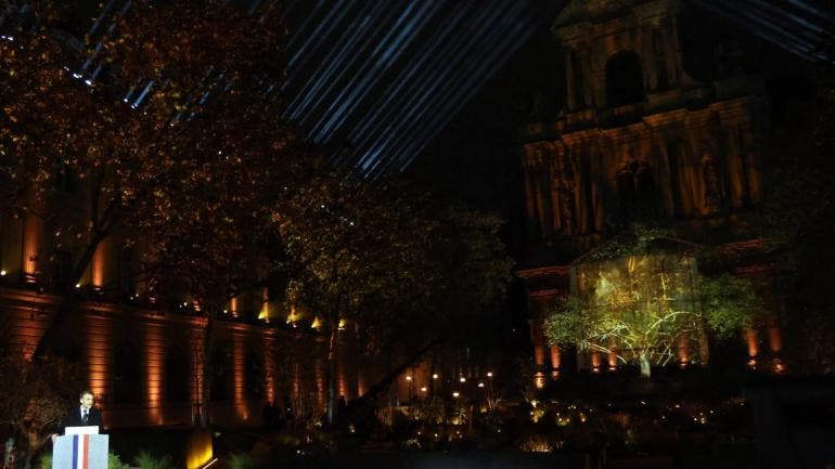 Homenaje a victimas del 13N