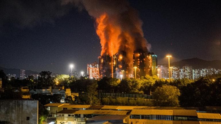  Hong Kong incendio