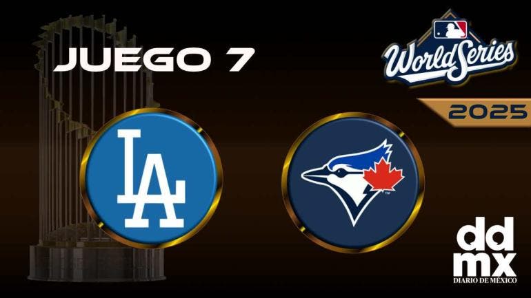 La serie llega empatada a tres triunfos por lado después de que los Dodgers vencieron 3-1 a los Blue Jays en el Juego 6, forzando la definición definitiva.