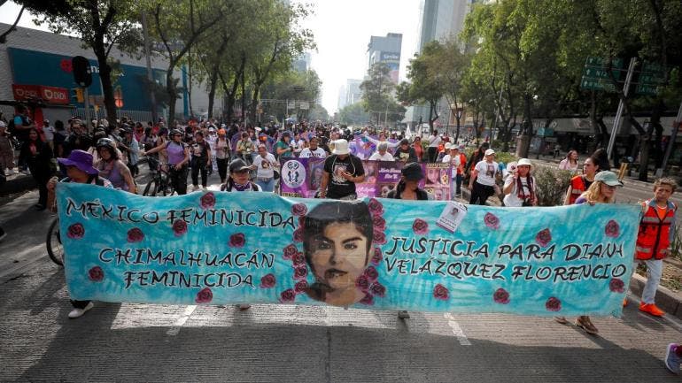 Marcha 25N en CDMX 