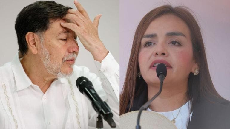 Gerardo Fernández Noroña y Grecia Quiroz