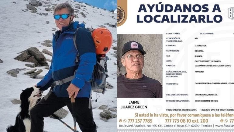 De acuerdo con información de la Brigada de Rescate Morelos, el perro que acompañaba al alpinista fue encontrado en buen estado de salud. Trascendió