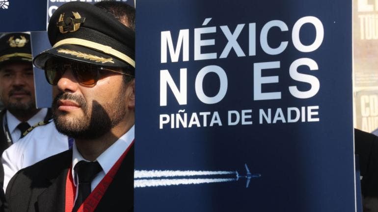 Protesta Pilotos Aviadores