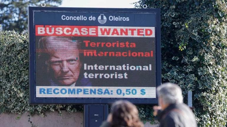 Recompensa por Trump