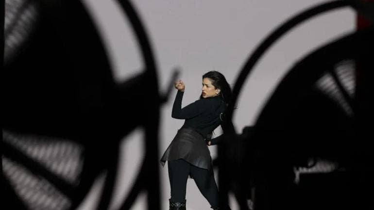 Rosalía en concierto