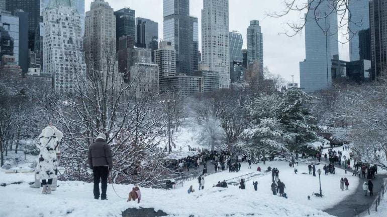 Nueva York bajo nieve