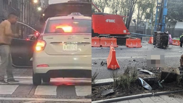 De acuerdo con los primeros reportes, el conductor salió eyectado del vehículo, lo que le provocó la muerte instantánea.