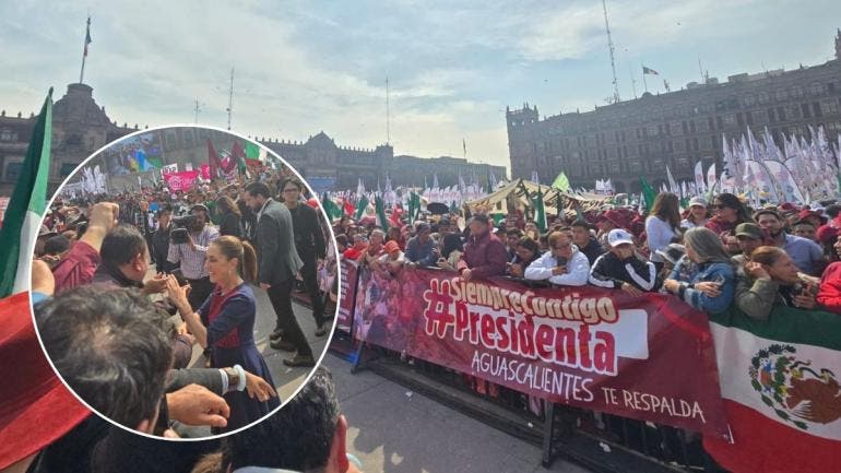 Zócalo aniversario 4T