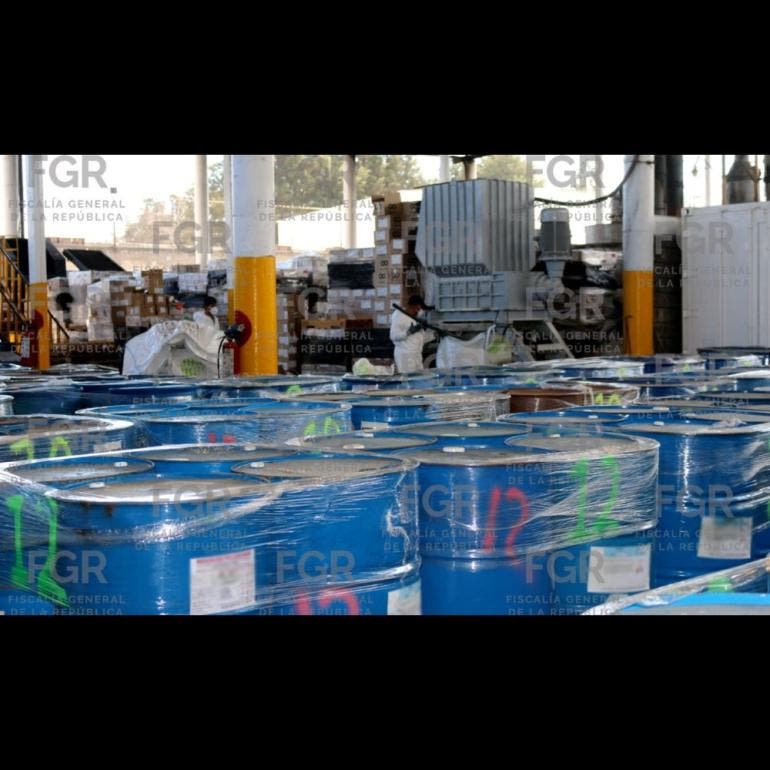 Destruyen más de 100 toneladas de sustancias aseguradas en Sinaloa