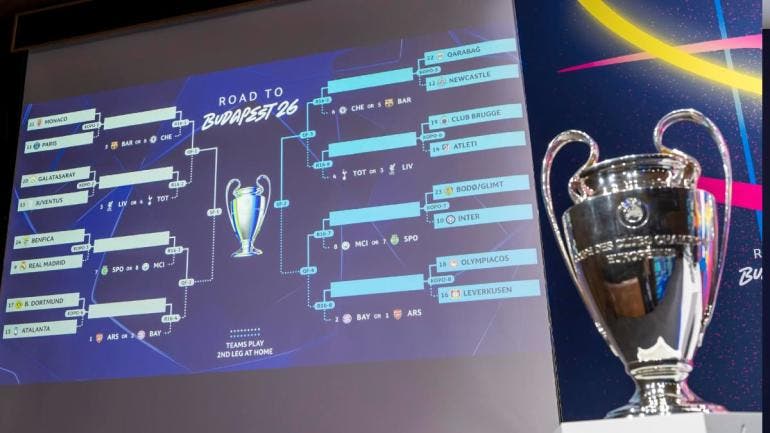 Se definen los cruces de repechaje de la Champions League 