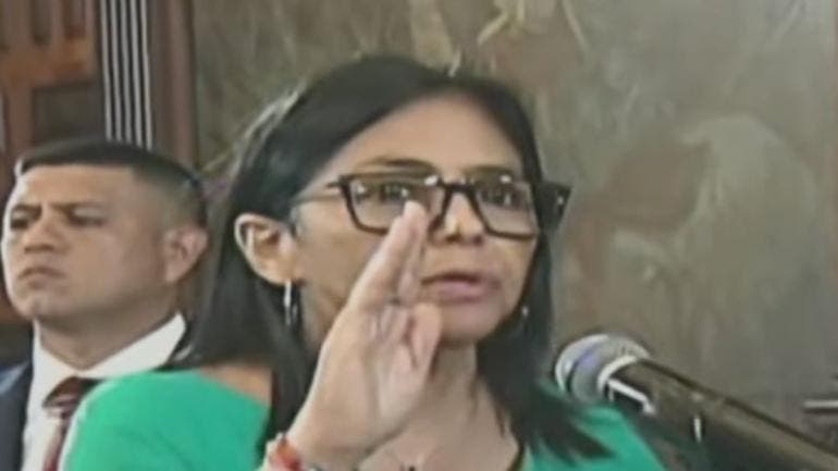 Delcy Rodriguez jura presidenta Venezuela.jpg
