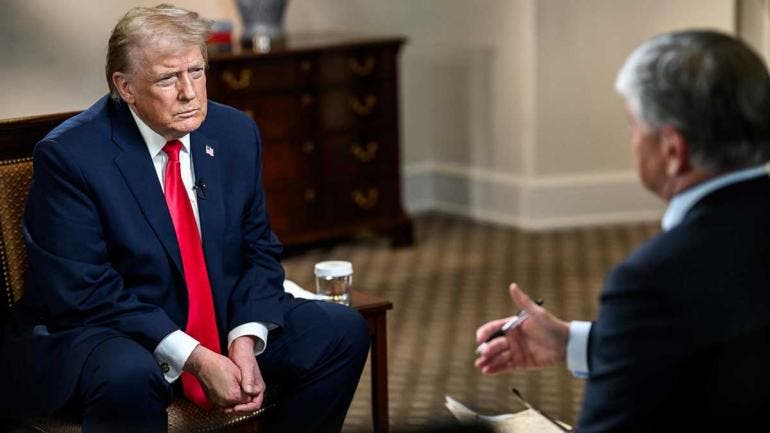 Donald Trump en entrevista