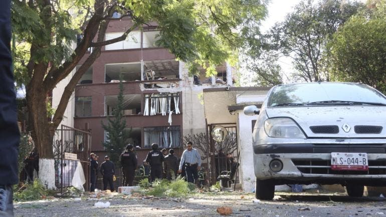 Debido a que varios departamentos funcionaban como hogar de mascotas, especialistas de la BVA acudieron para resguardar a los animales