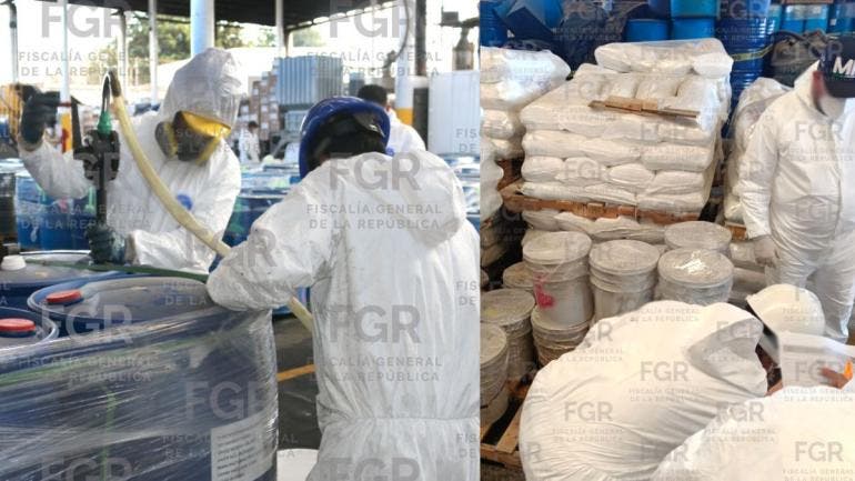 Destrucción de 105 toneladas de sustancias y precursores químicos