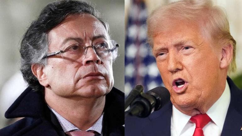 Gustavo Petro y Donald Trump