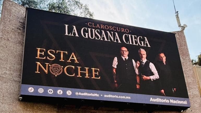 LA GUSANA CIEGA AUDITORIO NACIONAL HORARIOS