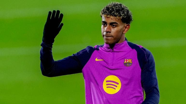 Lamine Yamal entrena por separado previo a semifinal 