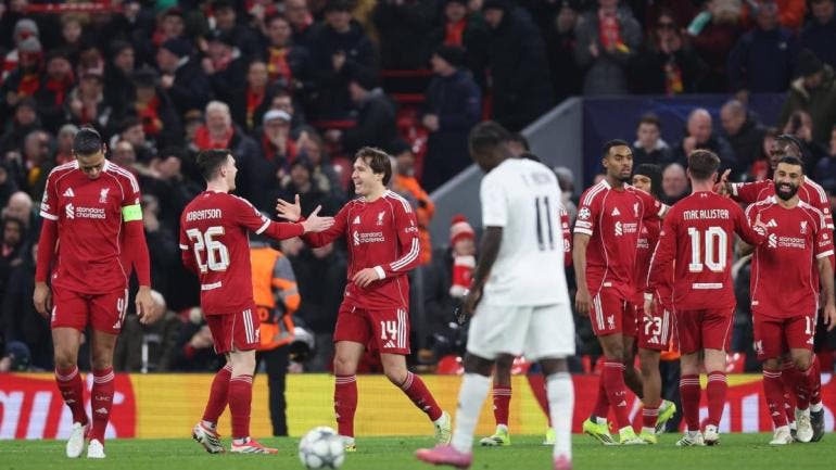 Liverpool golea al Qarabag en Champions League 