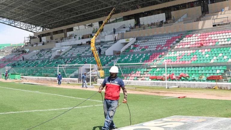 Apresuran trabajos de reparación en el Estadio Ramón Tauhuichi 