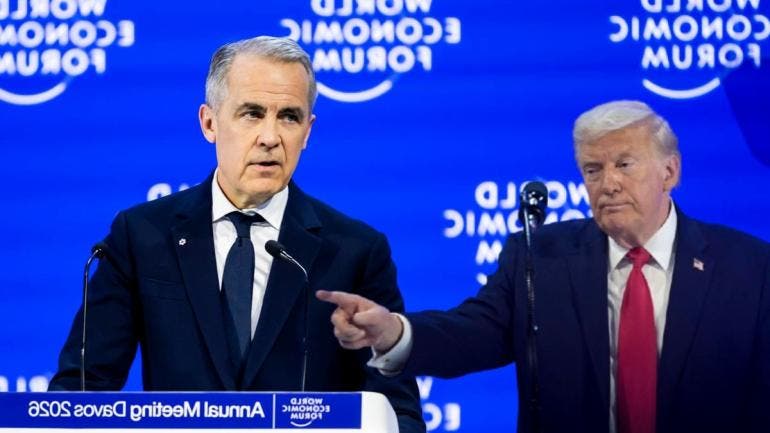 Trump Carney Foro Davos