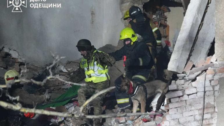 Ataque ruso con drones contra Odesa