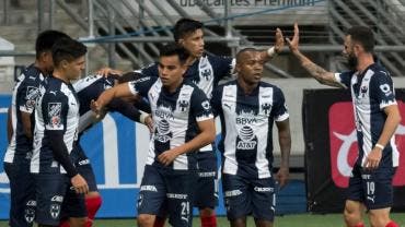 Rayados celebra el gol de Funes Mori en la victoria sobre América
