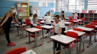 Regreso a clases presenciales en Brasil (EFE)