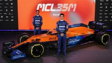 Escudería McLaren presenta el nuevo MCL35M, con motor Mercedes-AMG