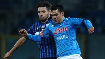‘Chucky’ anota en derrota de Napoli ante Atalanta en Coppa Italia