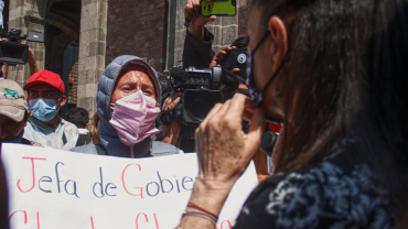 Increpan a Sheinbaum para exigir liberación de motociclistas