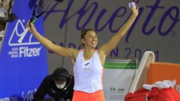Sara Sorribes vece a Eugene Bouchard y gana el Abierto de Zapopan
