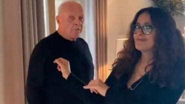 Anthony Hopkins y Salma Hayek