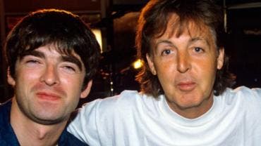 Noel Gallagher y Paul McCartney