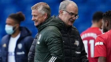 Leeds de Marcelo Bielsa corta racha triunfal del Manchester United