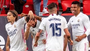 Real Madrid se impone al Athletic y sigue en la pelea por la corona