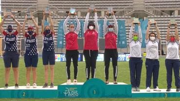 Equipo femenil de México logra plaza olímpica en tiro con arco 