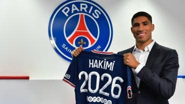 Achraf Hakimi deja al Inter de Milán y ficha por el PSG